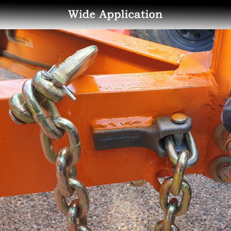 ANISUN 3/8 inch Weld On Safety Chains Anchor Best Way to Attach Safety Chain to Trailers (Pack of 6) - Image 5